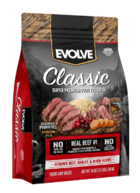 EVOLVE Classic Beef, Barley & Bison Dog Food 3.5lb